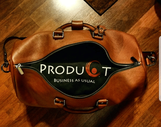 Product T Black w/ Orange