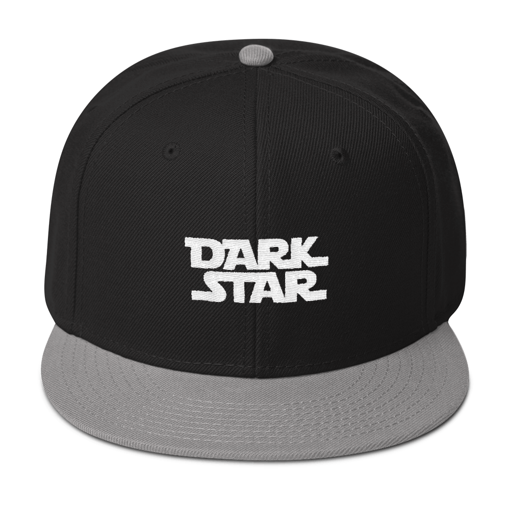 Dark Star Embroidered Wool Blend Snapback