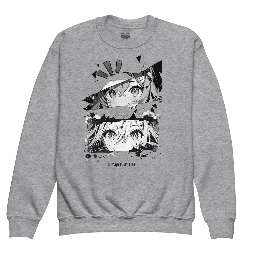 ZEN EXP - “Manga Is My Life” Youth crewneck sweatshirt