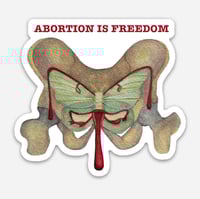 Image 1 of Abortion Is Freedom Sticker