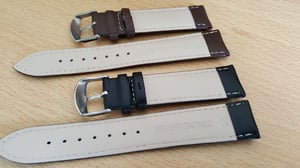 Image of BEAUTIFUL TOP QUALITY LEATHER GENTS WATCH STRAPS,2 COLORS.18MM,20MM,PLAIN