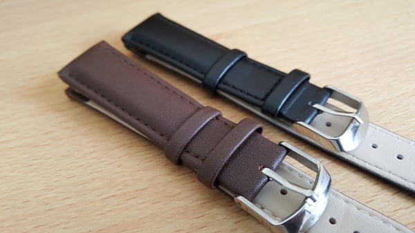 Image of BEAUTIFUL TOP QUALITY LEATHER GENTS WATCH STRAPS,2 COLORS.18MM,20MM,PLAIN