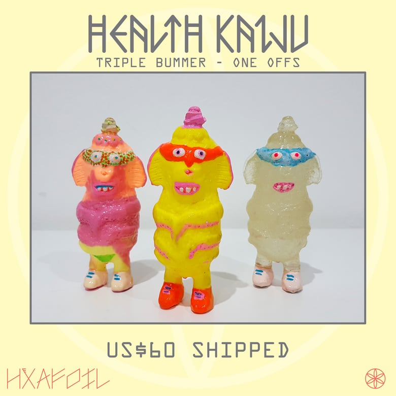 Image of 'HXAFAOIL' X TripleBummer - Health Kaiju resin