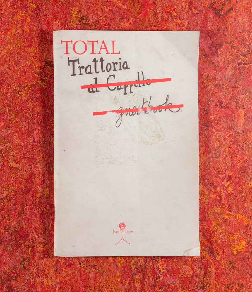 Image of Total Trattoria <br/> — Martino Gamper and The Trattoria Team