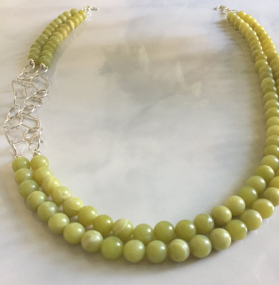 Olive Jade Necklace Norman Reed Designs