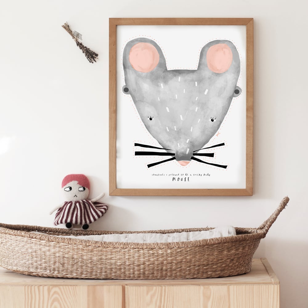 Image of BABY MOUSE ILLUSTRATION