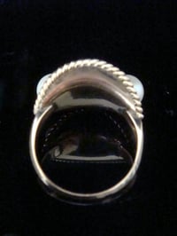 Image 2 of STUNNING RETRO 14CT CULTURED PEARL RING