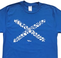 Image 1 of Being Scottish icon-flag T-shirt