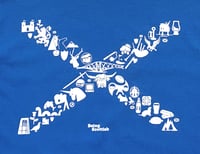Image 2 of Being Scottish icon-flag T-shirt