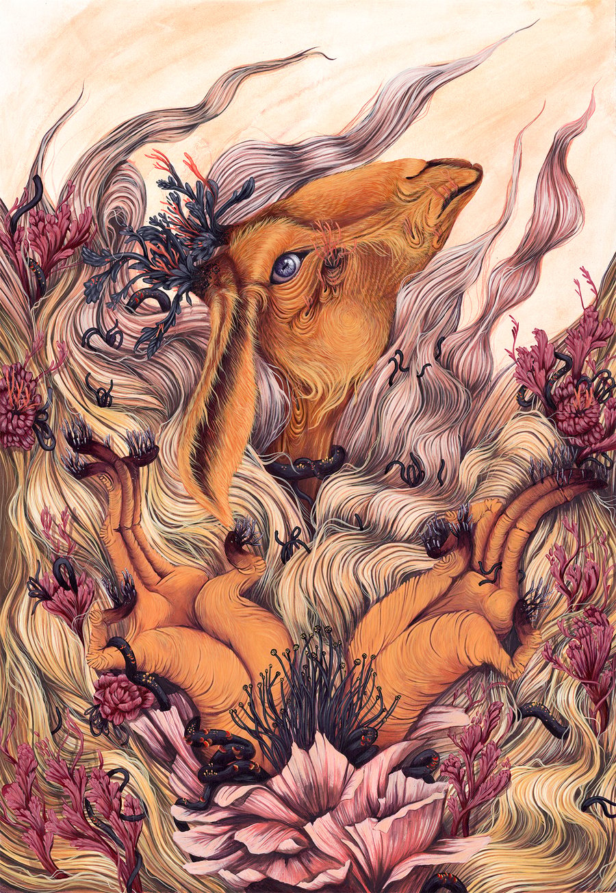 Image of ORANGE BLOOM // LIMITED EDITION GICLEE PRINT