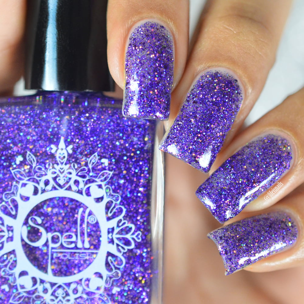 Image of ~Manther~ purple jelly w/multichrome flakes, microglitters and opal glitters!