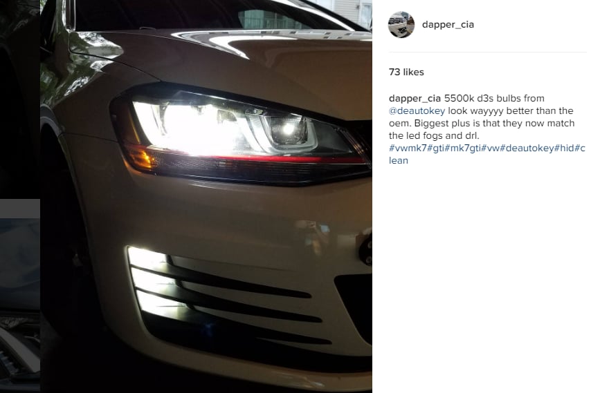 New D1S / D2S / D3S Xenon Bulbs Fog - Bright White - No errors - Fits: Many  Volkswagen  Audi Models | deAutoLED