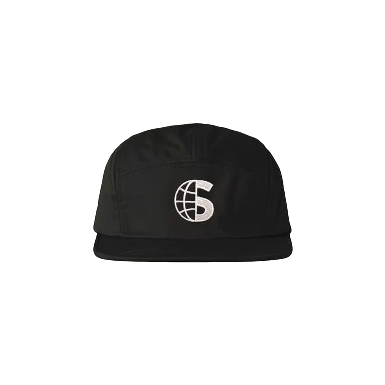 Image of S GLOBE CAMP CAP - BLACK