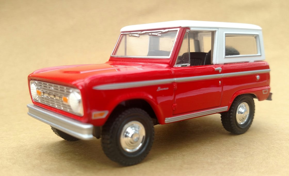 Image of Red Ford 100th Anniversary Edition Matchbox Collectibles Bronco
