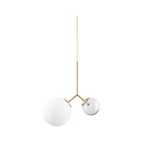 Image 1 of Double globe pendant light