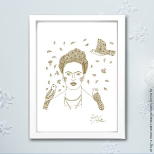 Image of Gold *Frida*18x24 cm