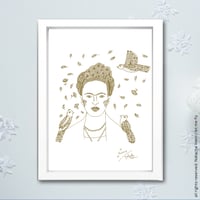 Image 2 of Gold *Frida*18x24 cm