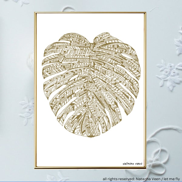 Image of Gold *Monstera*_A4
