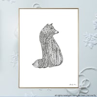 Image 1 of Snow fox_A3