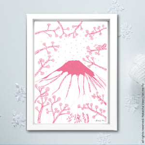 Image of Pink *Montfuji*_18x24cm