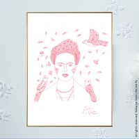 Image 1 of Pink *Frida*_18x24 cm