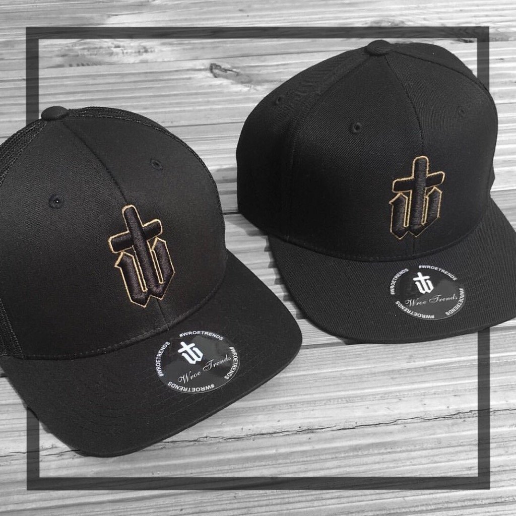 The Old Gold - Trucker Hat (Black/Black or Black/Gold) — The Old Gold