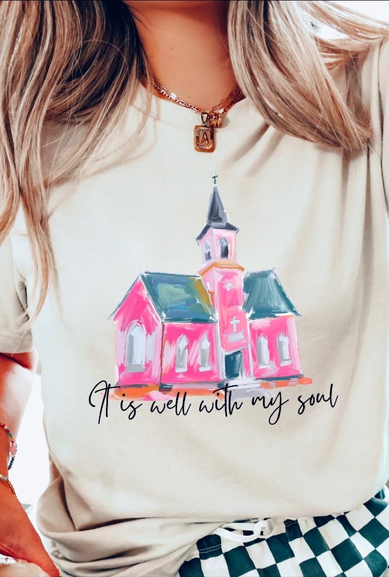 It Is Well With My Soul Tee It Is Well With My Soul Tee