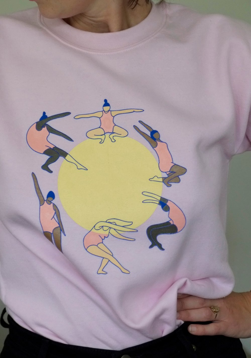 Image of Powerful Body Sweatshirt- Available in Pink + Navy