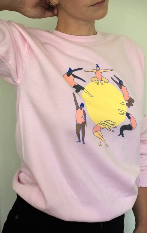 Image of Powerful Body Sweatshirt- Available in Pink + Navy
