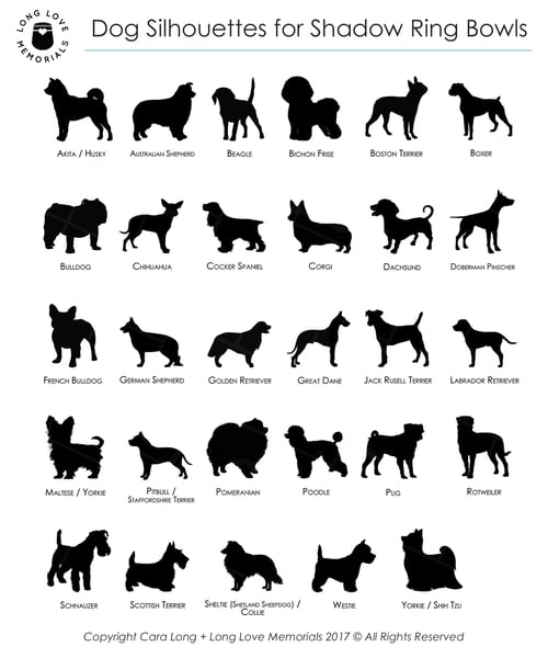 Image of Sweet Shadow Medium Dog Urn