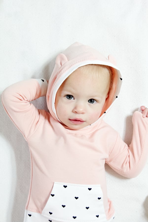 Image of GEMINI baby hoodie + joggers set PDF Pattern