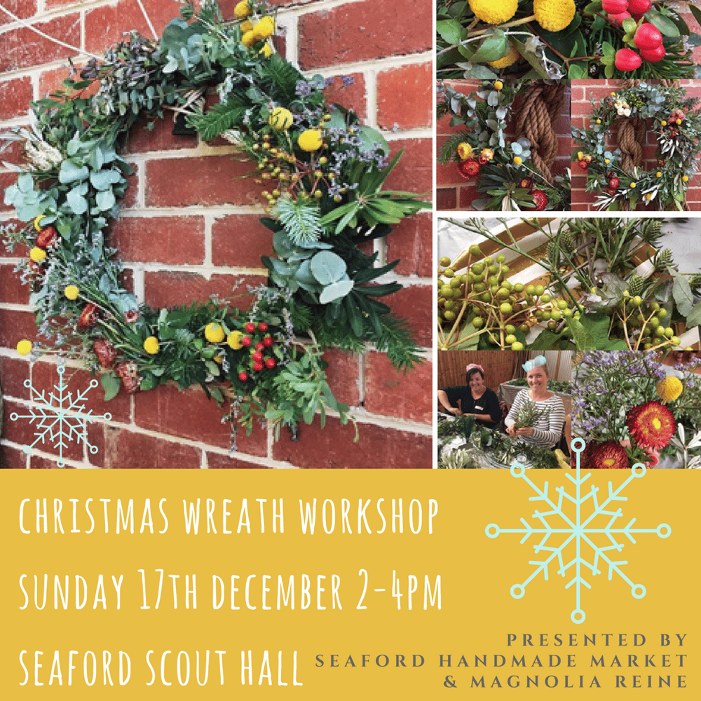 Image of Christmas Wreath Workshop – Fresh Native and Seasonal Wreath
