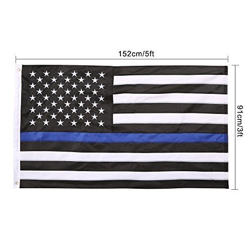 Image of Nylon Blueline Flag 3ft x 5ft