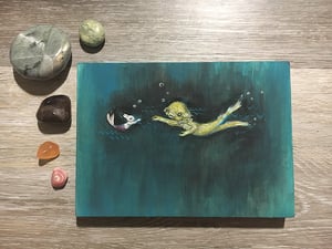 Image of Creature from the Black Lagoon Rescues a Merbunny