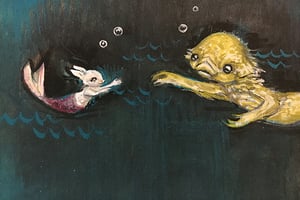 Image of Creature from the Black Lagoon Rescues a Merbunny