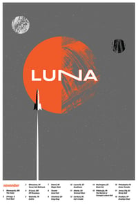 Image 1 of Luna 2017 Silkscreen Tour Poster