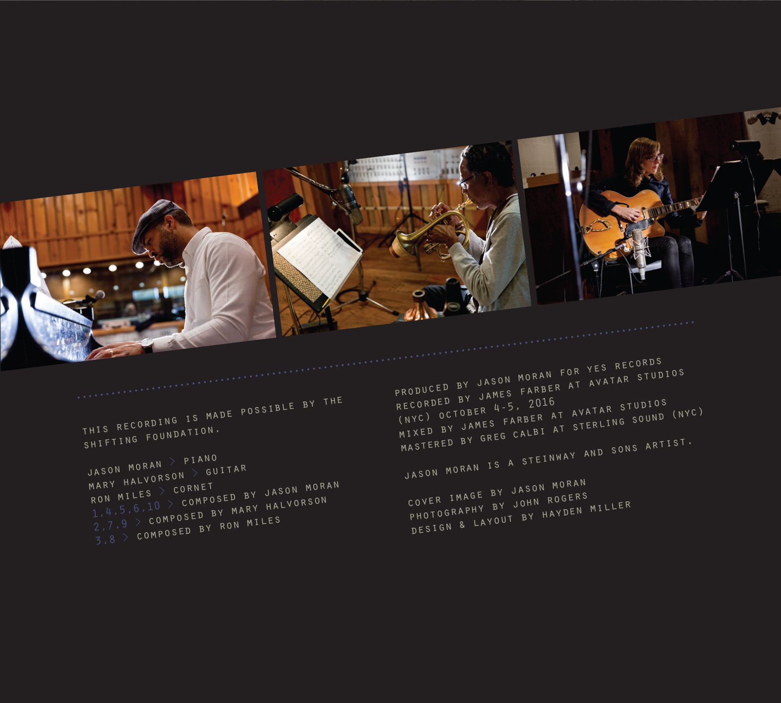 Jason Moran - BANGS [CD] | Yes Records