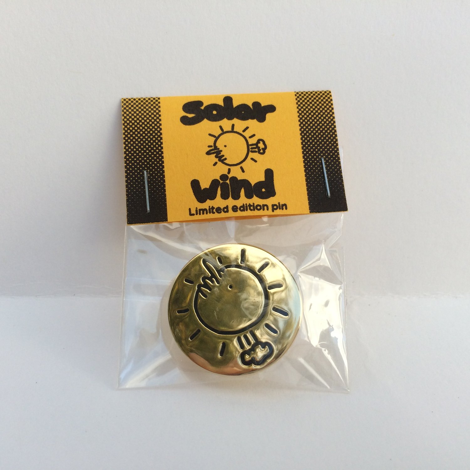 Image of Solar Wind enamel pin