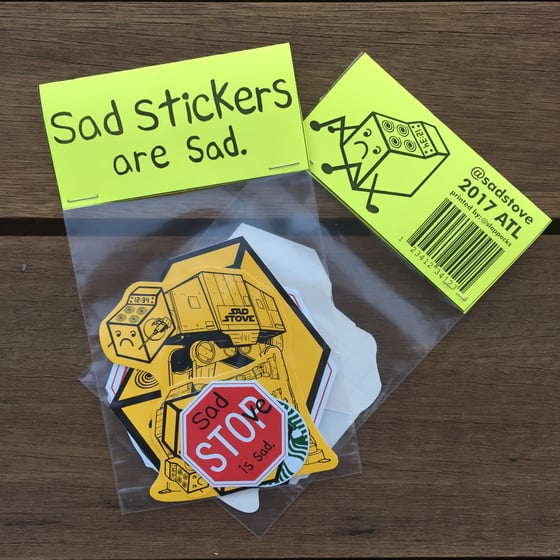 Image of sad stickers