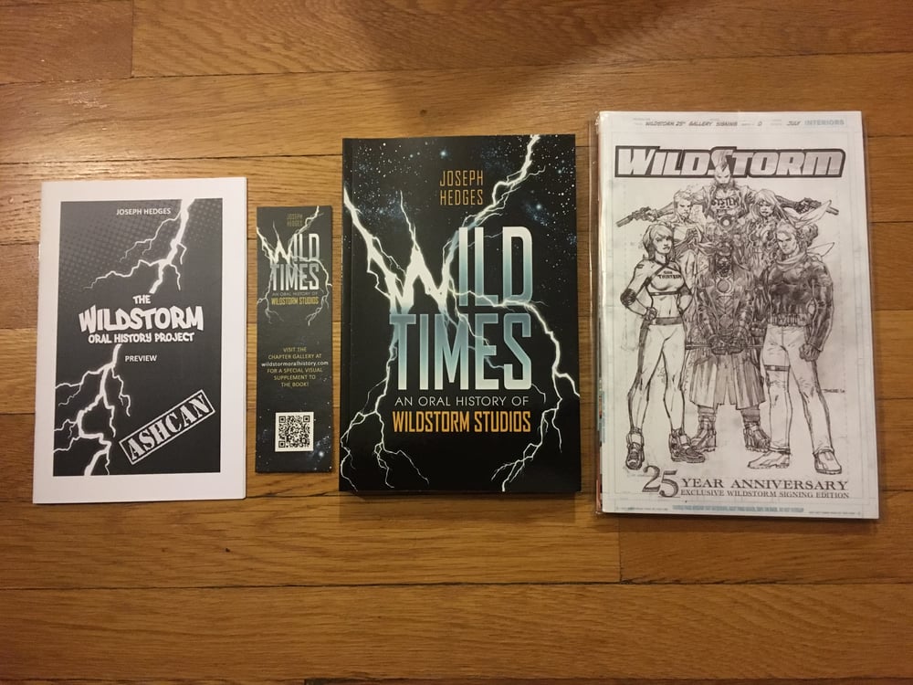 Image of Wild Times: An Oral History of WildStorm Studios - Deluxe Combo Pack