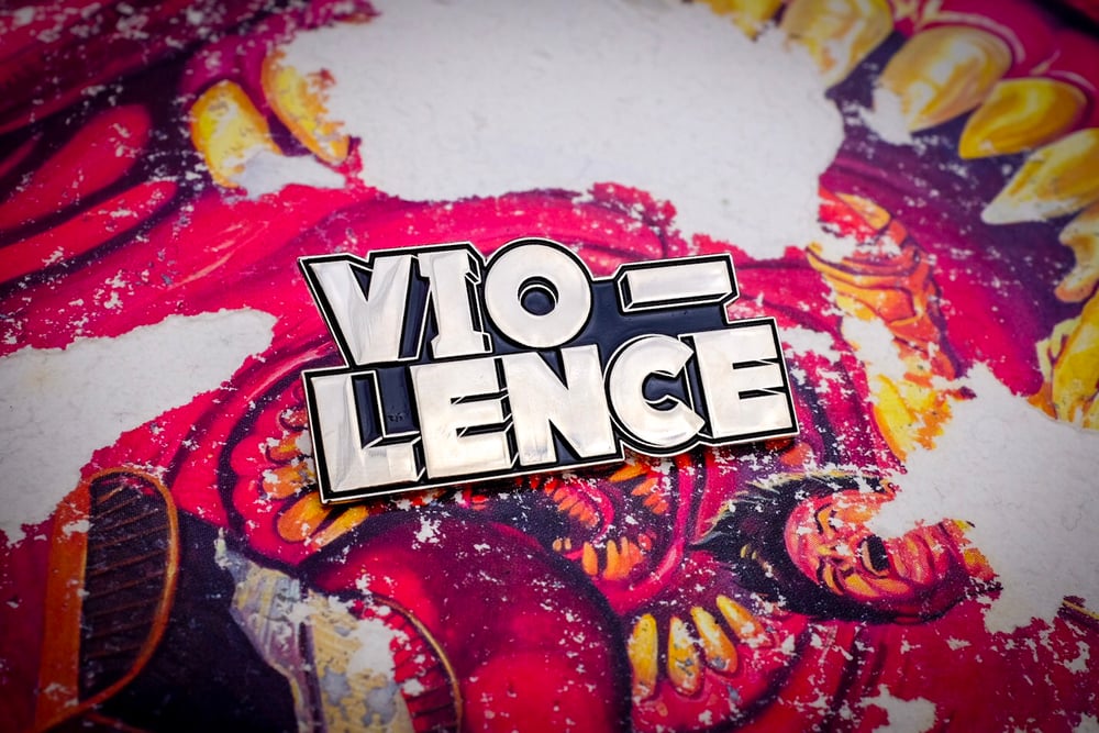 Vio-Lence Logo Enamel Pin