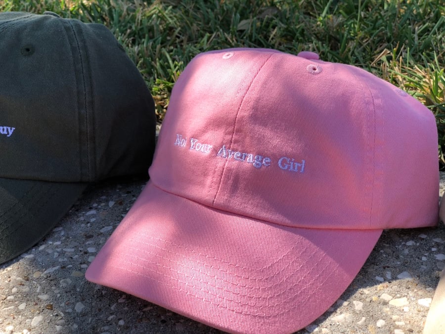 Image of Pink NYAGirl Dad Hat