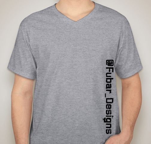 Image of Fubar Designs V-Neck T-Shirt