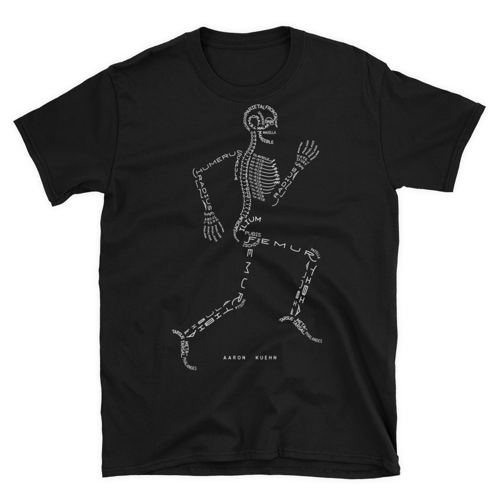 Image of Skeleton Typogram - T-shirt