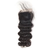Image 1 of Raw Indian Wavy Closure 5*5