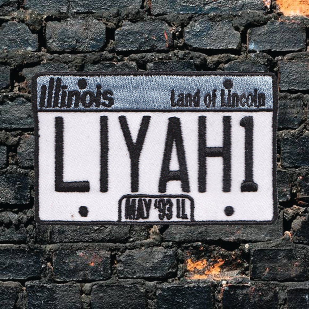 Image of AALIYAH LICENSE PLATE PATCH