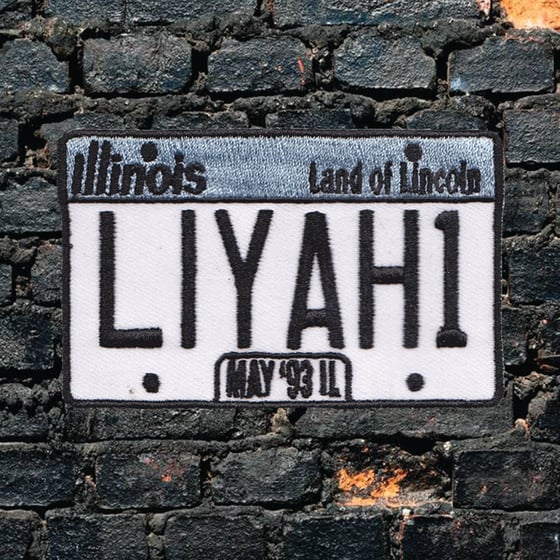Image of AALIYAH LICENSE PLATE PATCH