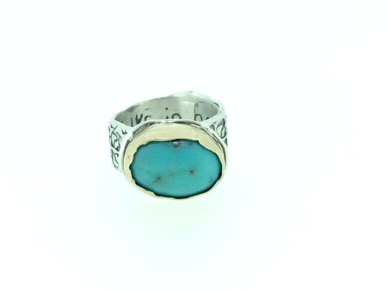 Image of Walk in Beauty turquoise ring