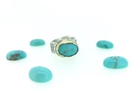 Image 4 of Walk in Beauty turquoise ring