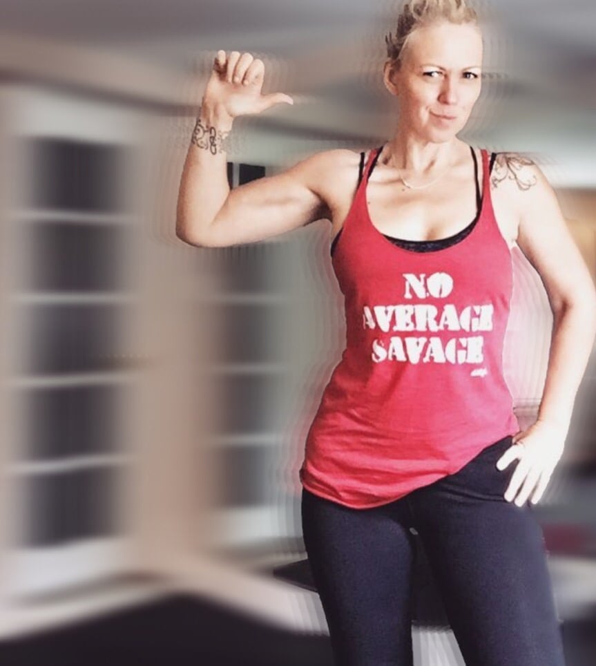 Image of No Average Savage Women's Racerback Tank